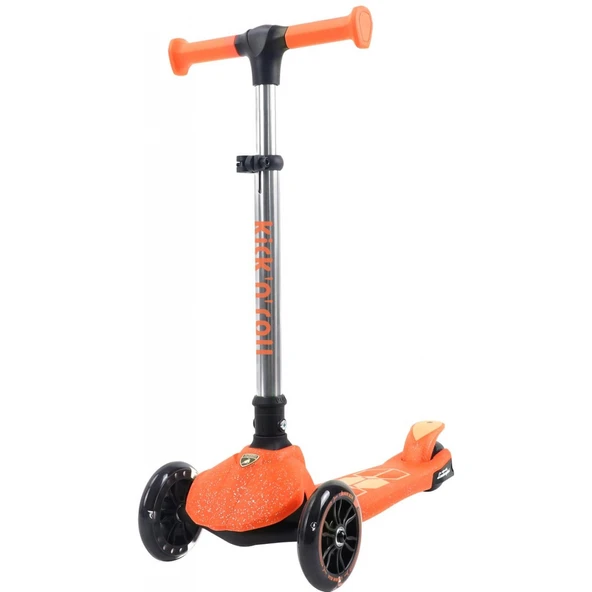 L5JELLY-O LAMBORGHİNİ LİSANSLI PARILTI IŞIKLI SCOOTER TURUNCU ürün görseli 1