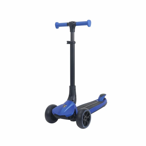 L1-B LAMBORGHİNİ LİSANSLI IŞIKLI SCOOTER MAVİ ürün görseli 1