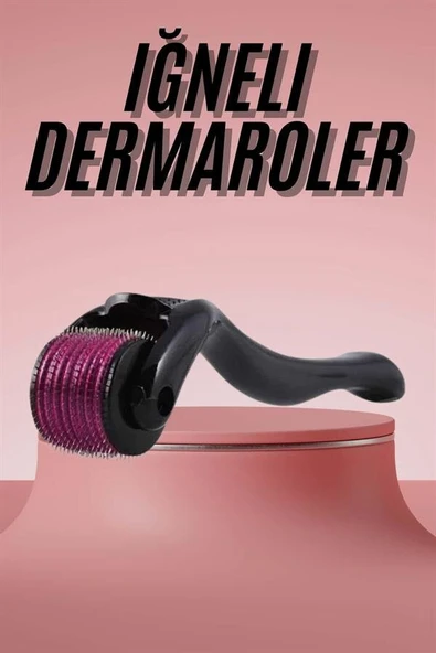 Derma Roller Titanyum Uçlu 540 İğneli 1 Mm Saç Sakal Çıkarma Ve Cilt Bakım Masaj Aleti ürün görseli 1
