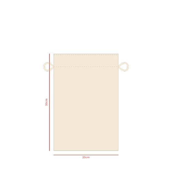 Baghashtag Jüt Kese 20 Cm X 30 Cm - Resim 2