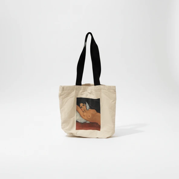 Baghashtag Sanat Için Baskılı Bez Çanta - Resim 4
