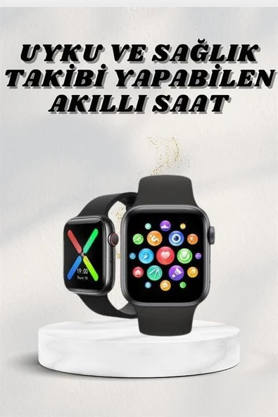 Akıllı Saat Wireless Şarj Yüksek Çözünürlüklü Müzik Dinleme Sesli Cevaplama ürün görseli 1