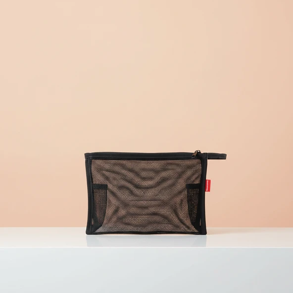 Baghashtag Siyah File Clutch Çanta - Resim 4