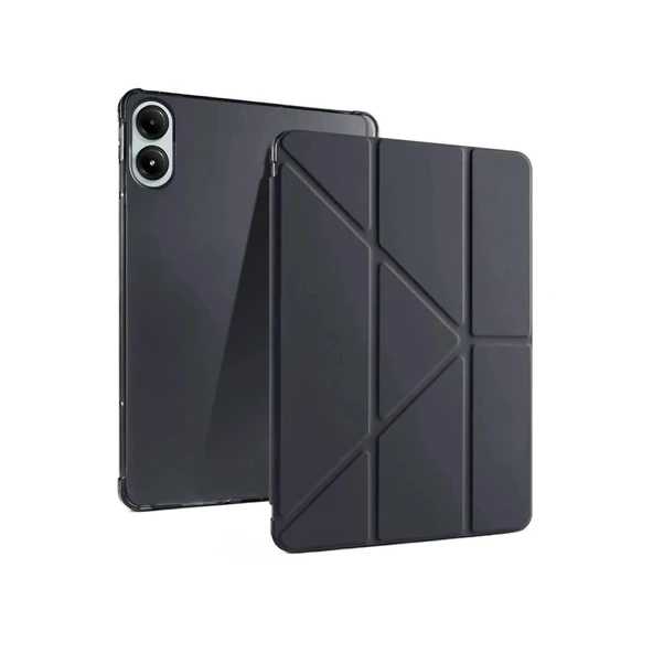 Xiaomi Redmi Pad Pro 12.1 Kılıf Kalemlikli Mars Tablet Kılıfı - Siyah ürün görseli 1
