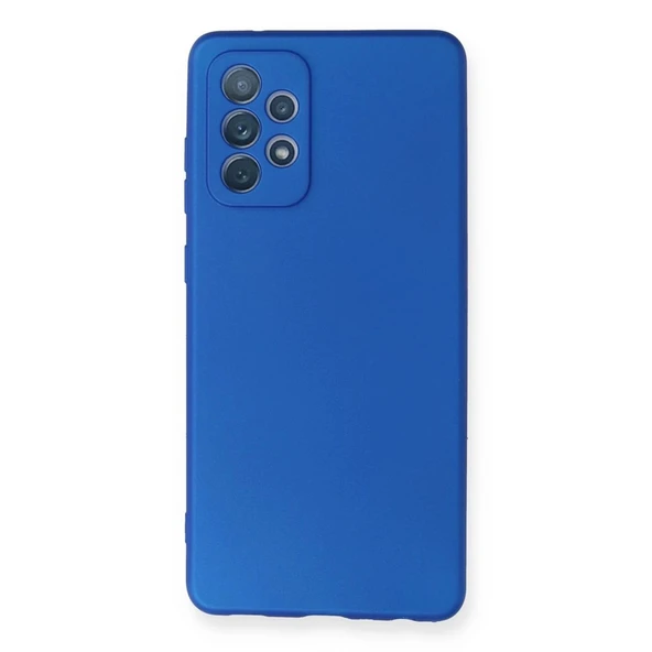 Samsung Galaxy A72 Kılıf First Silikon - Mavi ürün görseli 1