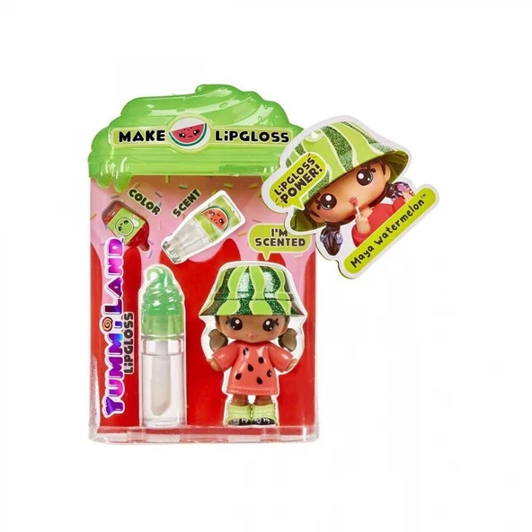 120780 Yummiland Maya Watermelon Bebeği ve Dudak Parlatıcısı ürün görseli 1