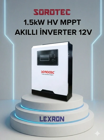 1.5KW HV MPPT AKILLI İNVERTER 12V SOROTEC ürün görseli 1
