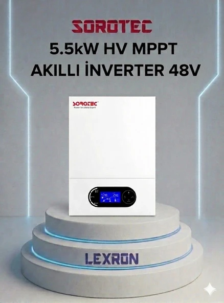 5.5KW HV MPPT AKILLI İNVERTER SOROTEC ürün görseli 1