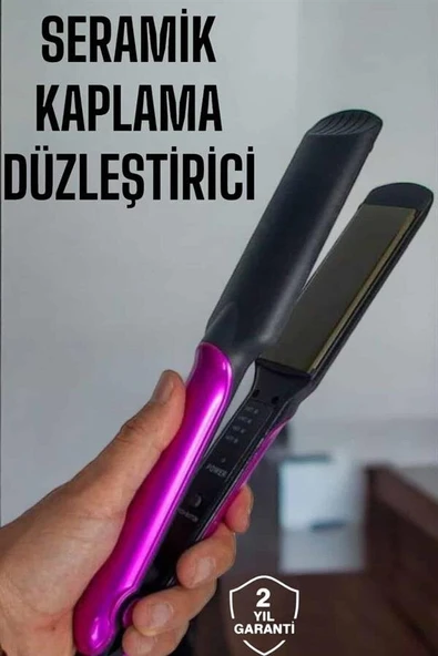 Seramik Kaplama Isı Ayarlı Yıpranma Karşıtı Saç Düzleştirici ürün görseli 1