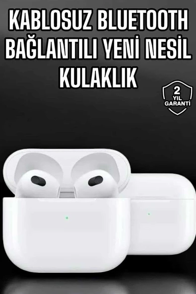 Bluetooth Kulaklık 3.Nesil Kablosuz Uzun Pil Ömrü Dokunmatik Kontrol ürün görseli 1