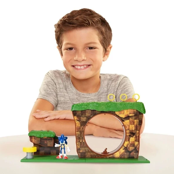 JKSON40393 Sonic Hill Zone Figür ve Oyun Seti - Resim 3