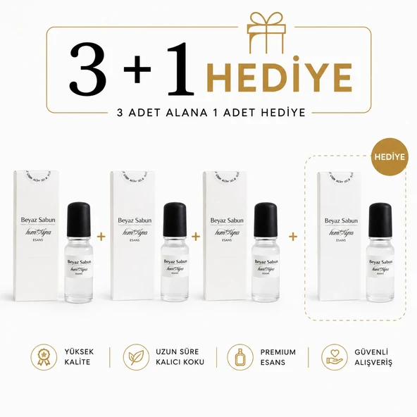 Humayra Beyaz Sabun Esansı Roll On 10 Ml ürün görseli 1