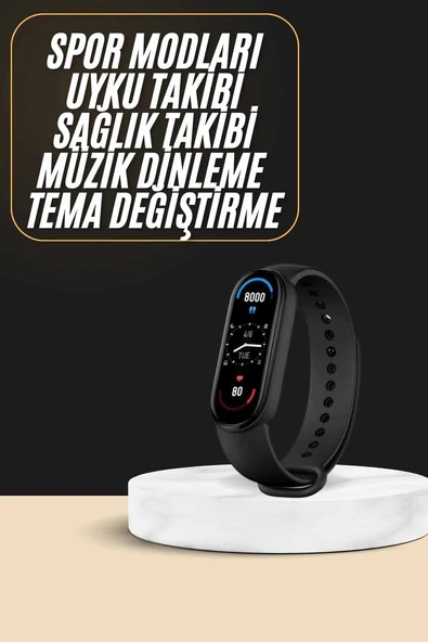 Akıllı Bileklik Android ve İOS Uyumlu Bildirim ve Çağrı Görme Spor Takibi ürün görseli 1