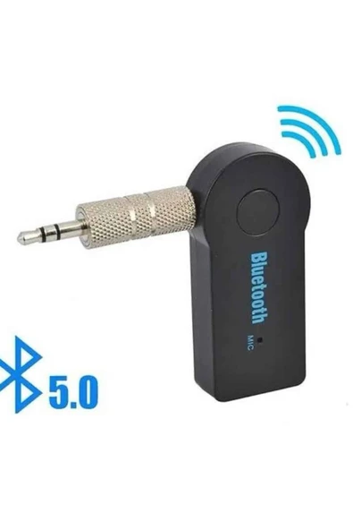 Bluetooth Araç Kiti Aux Çıkışlı  Telefon Müzik Alıcı Tüm Cihazlara Uyumlu ürün görseli 1