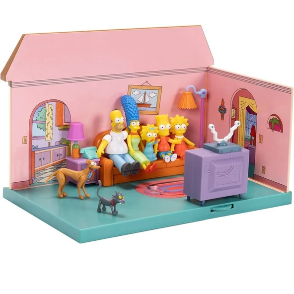 JKSMP17556 The Simpsons Oturma Odası ve Figürlü Oyun Seti ürün görseli 1