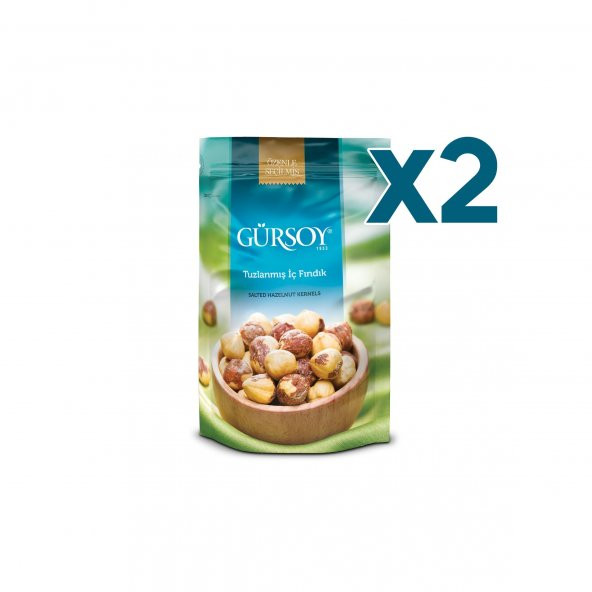 Gürsoy Tuzlanmış İç Fındık Doypack 150 g 2li Paket ürün görseli 1
