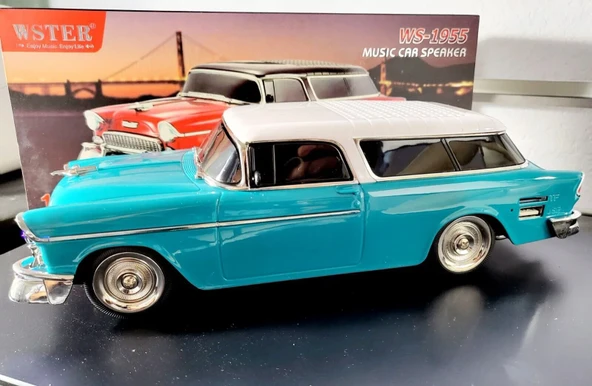 Chevrolet WS-1955BT Belair 1955 Model Bluetooth Hoparlör ürün görseli 1