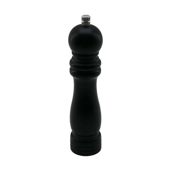 Siyah Ahşap Büyük= Çap: 4.5CM - Uzunluk: 19.5CM Tuz - Baharat Öğütücü ürün görseli 1