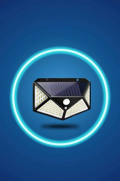 Bahçe Lambası Bahçe Aydınlatma Sensörlü Suya Dayanıklı 100 Led ürün görseli 1