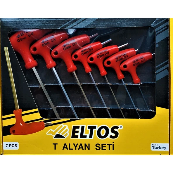 Alyan Takımı 7 Parça T Tipi Allen - Eltos - Resim 2
