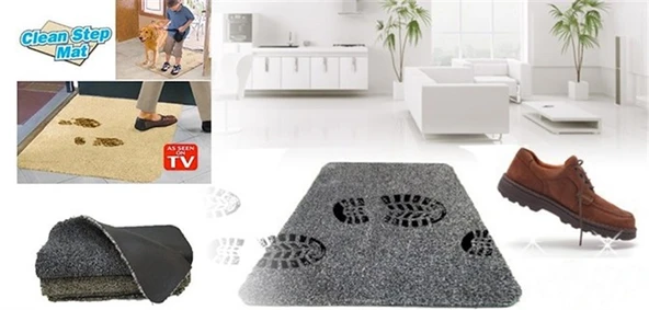 Çamaşır Makinesinde Yıkanabilir Kir Toz Emici Mikrofiberli Paspas ürün görseli 1