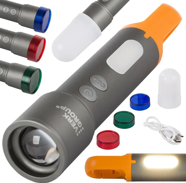El Feneri X723 Cb-X723 Taktik Feneri Askeri Meşale ürün görseli 1