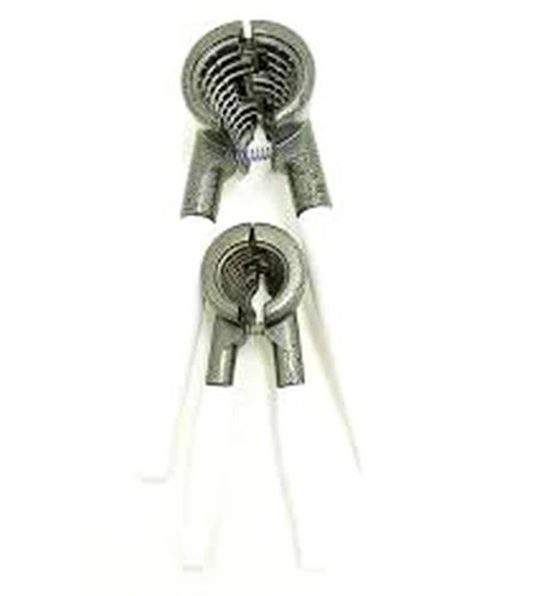 2 Parça Set Metal Fındık - Ceviz Kıracak Beyaz Saplı ürün görseli 1