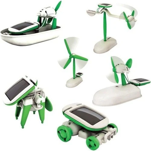 Güneş Enerjili Robot Oluşturma Seti Solar Kit (6 in 1) ürün görseli 1