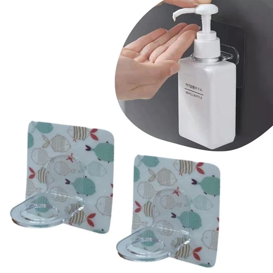 Süper Yapışkanlı Çok Amaçlı Cember Askı 2 Adet ürün görseli 1