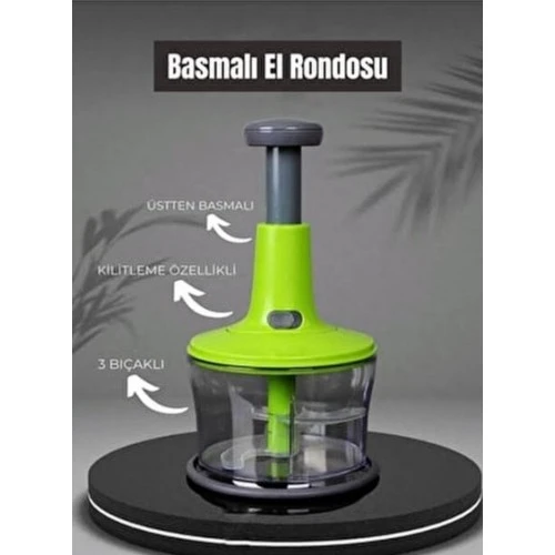 Üstten Basmalı Pratik El Rondosu - Resim 3