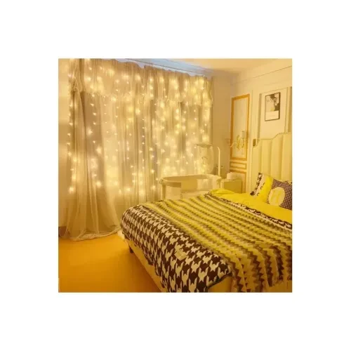 8 Fonksiyonlu Uzaktan Kumandalı Peri Perde Led - 3x3 Metre Günışığı ürün görseli 1