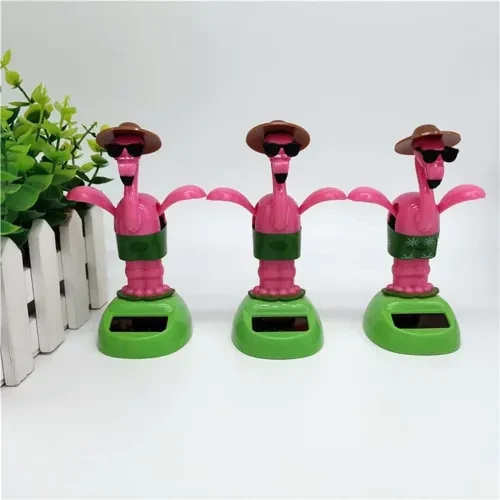 Güneş Enerjili Solar Sallanan Flamingo Figürü ürün görseli 1