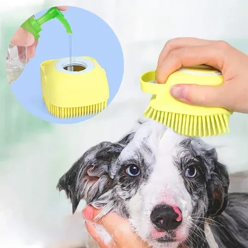 Şampuan Hazneli Kedi Köpek Yıkama Kesesi ürün görseli 1