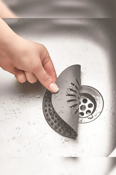 Silikon Lavabo Gideri Süzgeci - Resim 6