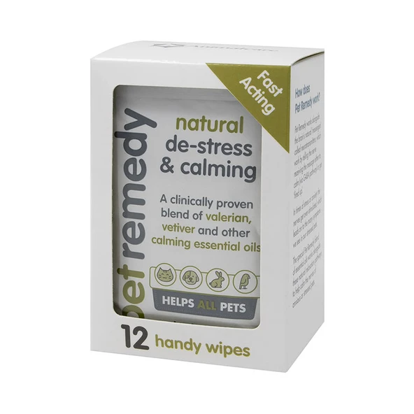 Pet Remedy Calming Wipes 12 Adet Sakinleştirici Mendil ürün görseli 1