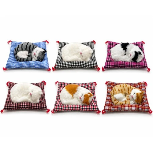 Yastıkta Uyuyan Kedi Sesli ürün görseli 1