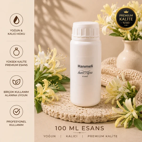Humayra Hanımeli Parfüm Kolonya Koku Difüzörü Esansı Dökme 100 Ml ürün görseli 1