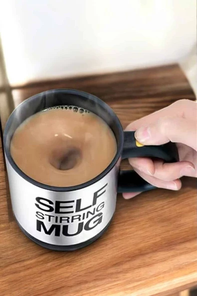 Mikser Kupa Yazılı Mug Bardak Karıştırma Özelliği ürün görseli 1