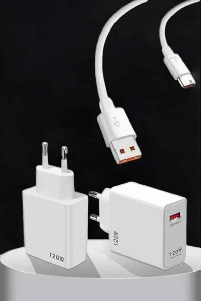 Type-C 120W Şarj Aleti Hızlı Şarj Turbo ürün görseli 1