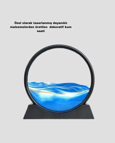 Dekoratif Kum Saati – Şık Masa Üstü Aksesuar Dayanıklı Malzeme Modern ve Klasik Tasarım ürün görseli 1