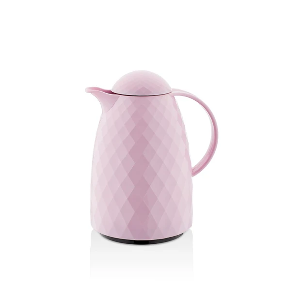 1 Lt Akrilik Soft Pembe Çay Termosu 12 Saat Sıcak 24 Saat Soğuk ürün görseli 1