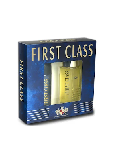 First Class EDT 100 ml + Deodorant Sprey 150 ml Erkek Parfüm Seti ürün görseli 1