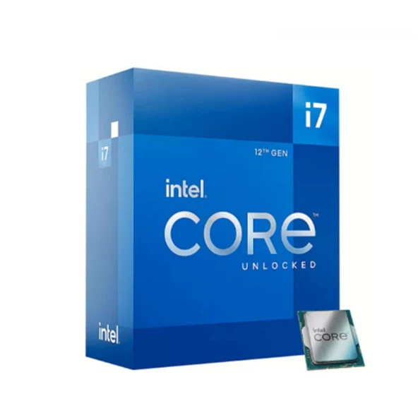 INTEL CORE CI7 12700KF 3.6GHZ 25MB 1700P FANSIZ (BOX) ürün görseli 1