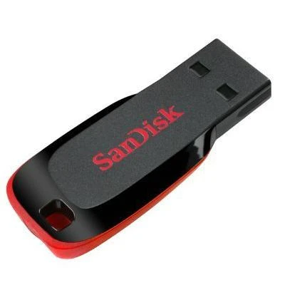 64 GB SANDISK CRUZER GLIDE BLADE BLACK USB BELLEK 2.0 SDCZ50-064G-B35 ürün görseli 1