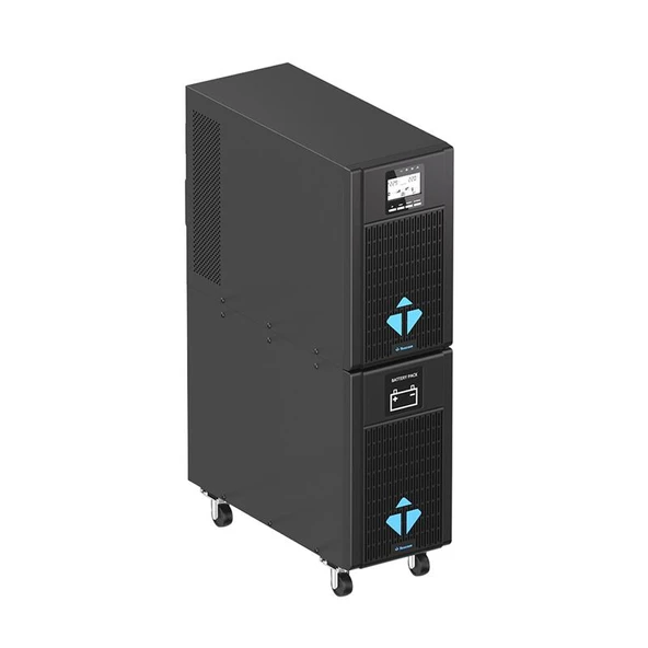 TESCOM NEOLINE 6KVA 1F/1F (16X7AH) 5/10DK LCD ONLINE UPS ürün görseli 1