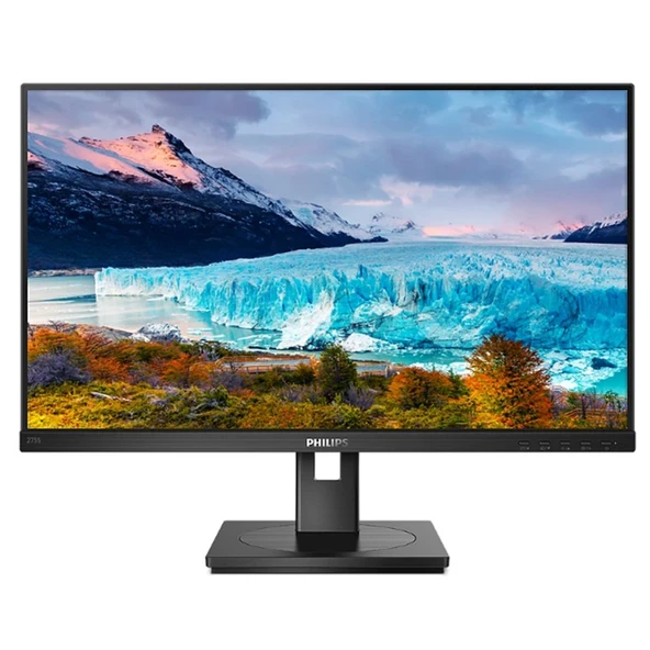 27 PHILIPS 275S1AE/00 IPS 4MS 75MHZ 1XHDMI 1XDP 1XDVI 2K QHD 2560X1440 HOPARLÖR YÜKSEKLİK AYARI FLICKER-FREE VESA ürün görseli 1