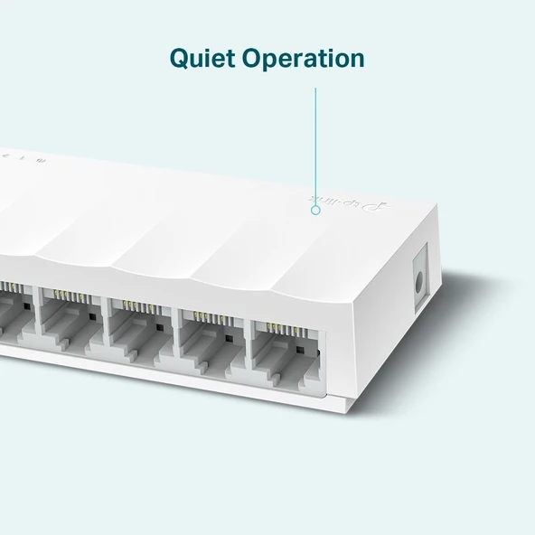 TP-LINK LS1008 8 PORT 10/100 PLASTİK KASA SWITCH - Resim 3