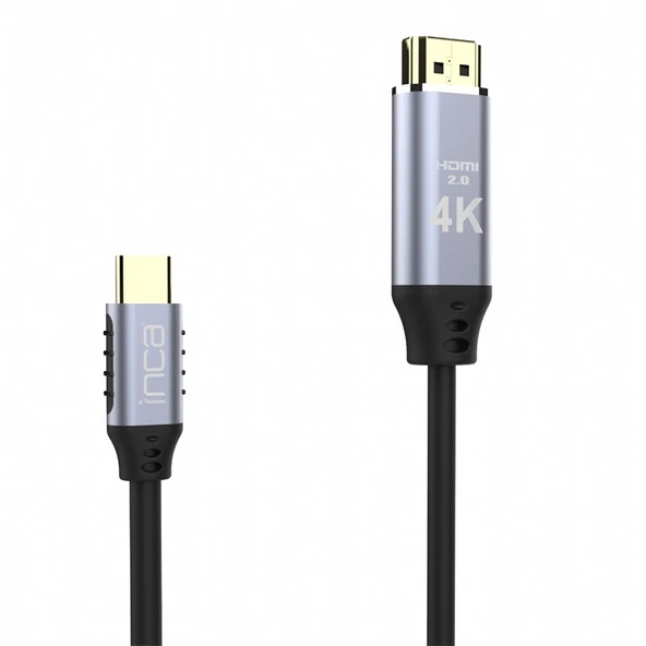 INCA ITCH-02TX TYPE-C TO HDMI 4K 2 METRE KABLO ürün görseli 1