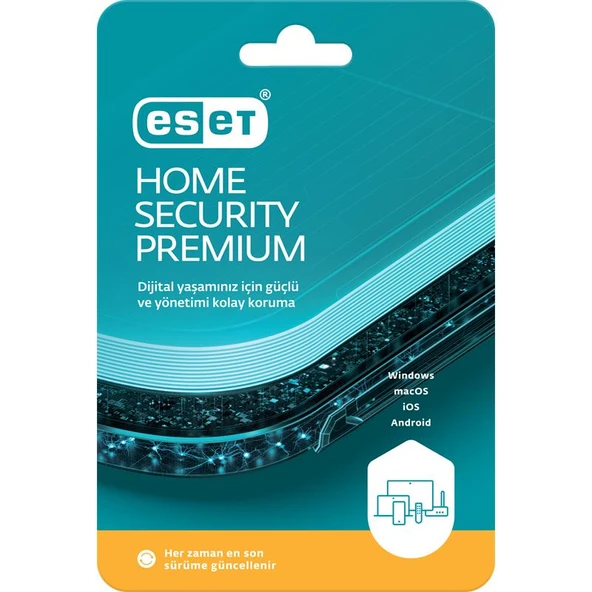 ESET HOME SECURITY PREMIUM 3 KULLANICI 1 YIL KUTU ürün görseli 1