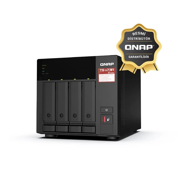 QNAP TS-473A-8GB RAM 4 HDD YUVALI TOWER NAS (RESMİ DİSTRİBÜTÖR GARANTİLİ) ürün görseli 1